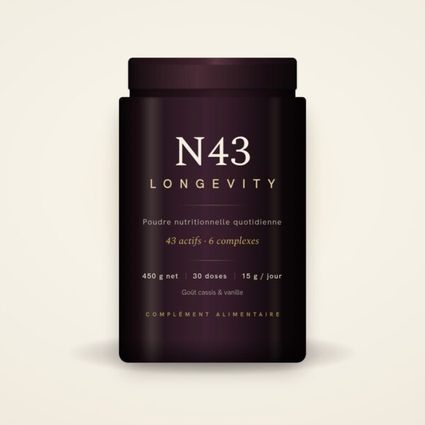 Flacon N43 Longevity — cure 1 mois, 450 g, 30 doses